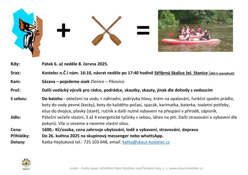 Vodácká výprava 2025